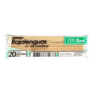 Bajalenguas Alfa Safe 20 Uds