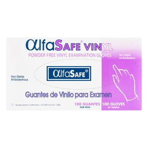 Guante Examen Vinilo Alfa T.M 100 Uds