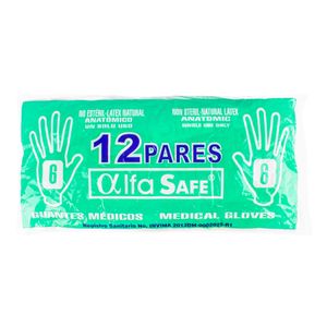 Guante Cirugia Alfa 6 12 Uds