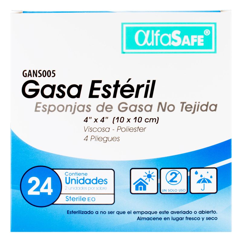 Gasa-Alfa-Est.No-Tejida-4X4-10-Cm-X-24Ud