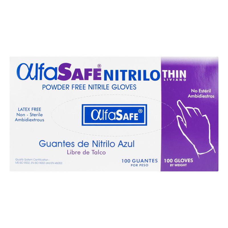 Guante-Nitrilo-Alfa-Liv.Azul-T.M-100-Uds