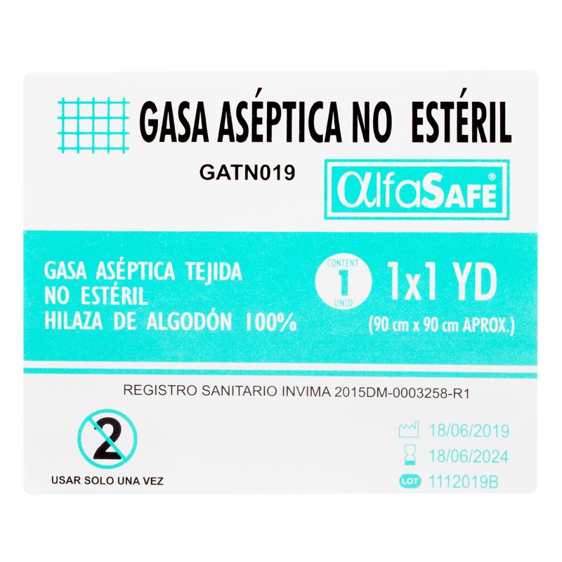 Gasa-Aseptica-Alfasafe-1-X-1-Yd-