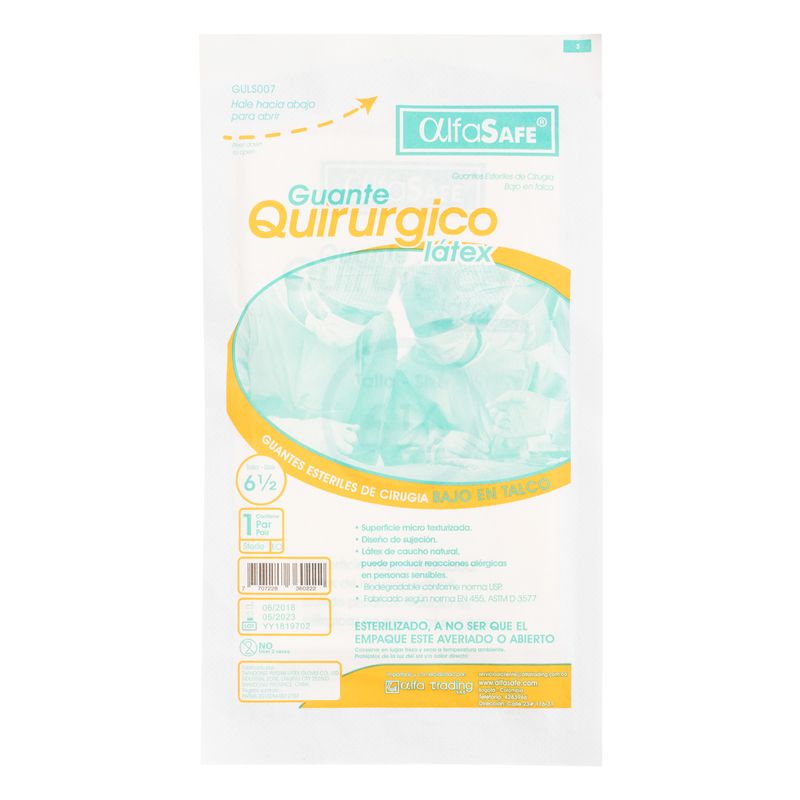 Guantes-Quirurgico-Latex-Bajo-En-Talco-Talla-6.5-X-50-Und-