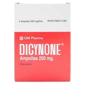 Dicynone (Etamsilato) 250Mg X 4Amp.250Mg/2Ml.Qd