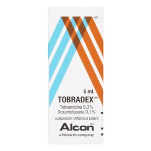 Tobradex (Tobram-Dexame) Gotas 0.3%/0.1% X 5Ml