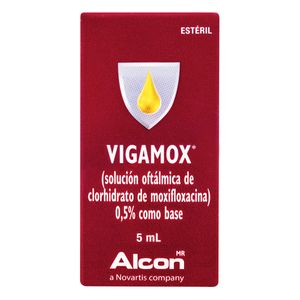 Vigamox (Moxifloxacino) 0.5% Sol.Oftal. X 5Ml.Nv