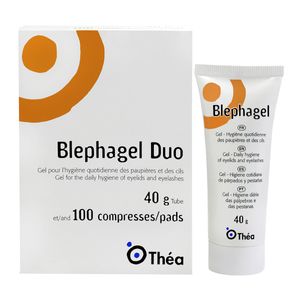 Blephagel Duo Gel Limp(Polax-Carb)100 Compresas X 40Gr Qd