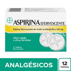 Aspirina Efer 500Mg (A.Acetil) X 12 Tabletas