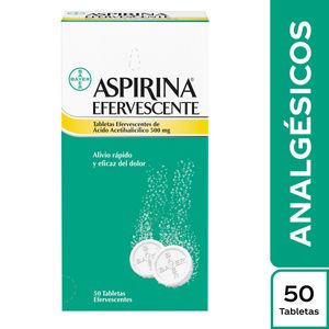 Aspirina Efervescente 500Mg (A.Acetil) X 50Tab.By