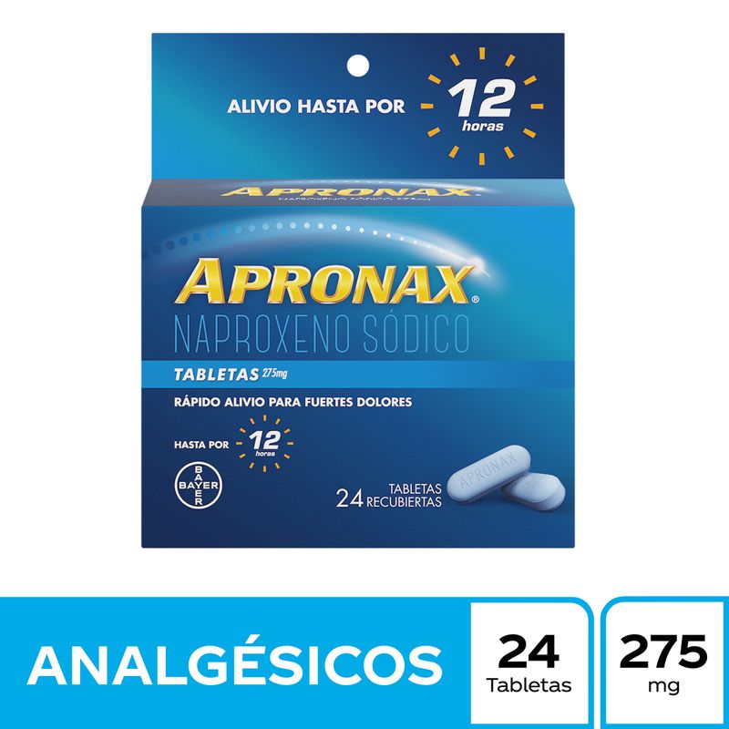 Apronax-275Mg--Naproxeno--X-24Tab.By