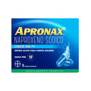 Apronax Liquid Gel 275Mg (Naproxeno) X 8Cap.By