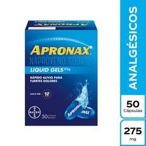 Apronax Liquid Gel 275Mg (Naproxeno)X 50Cap.By