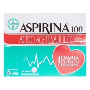 Aspirina 100 Mg 140Tbs 4 Estuches (A.Acetil) P.E(A)