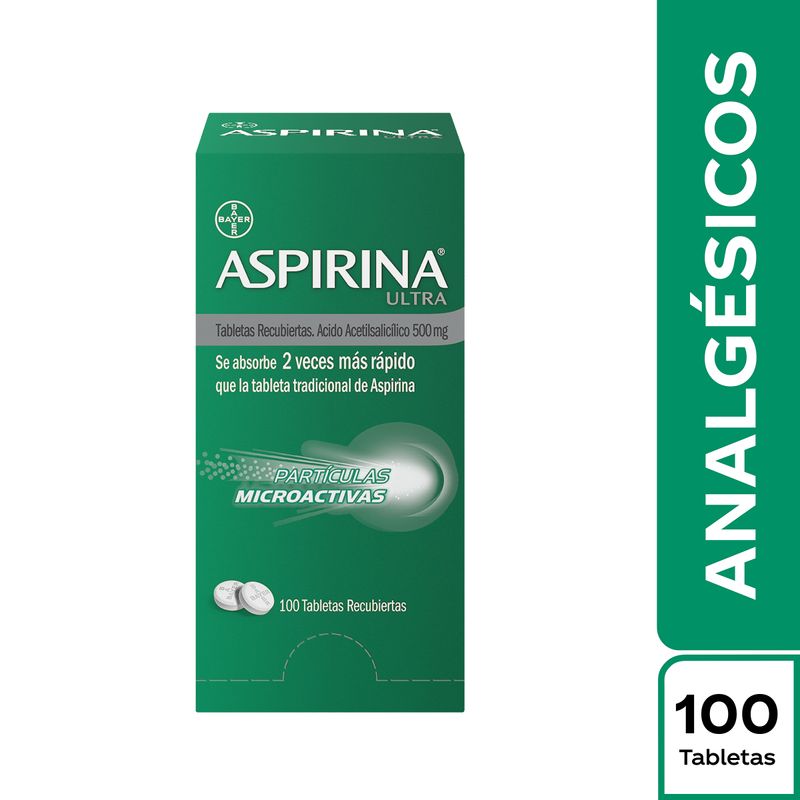 Aspirina-Ultra-500Mg--A.Acetil--X-100Tab-By