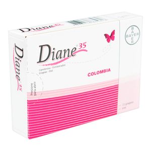 Diane 35 (Ciprote-Etinil)X 21Grageas.