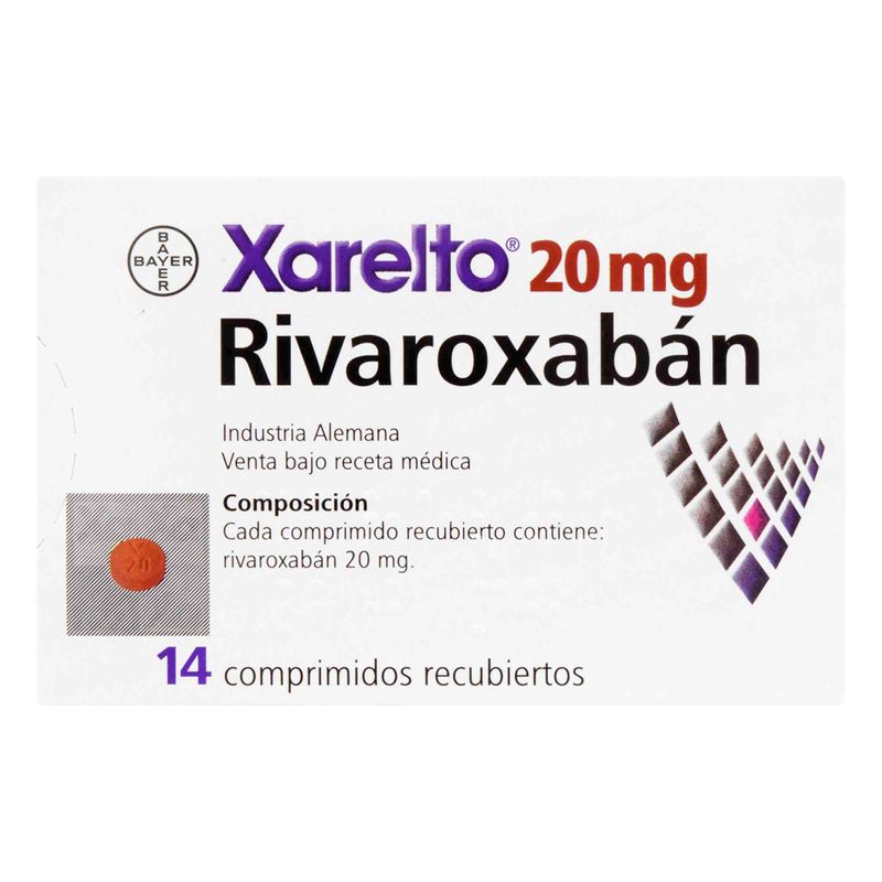 Xarelto--Rivaroxaban-20Mg-X-14Comp.Rec.By