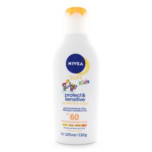 Bloq.Nivea Sun Fps60 Kids Sensit.125 Ml