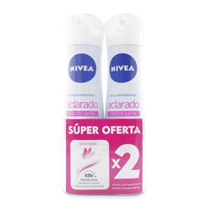 2 Dte.Nivea Spr.Acla.Efe.Satin 150Ml