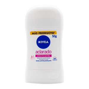 Nivea Desodorante Aclarado Satin Mujer Barra X 50Gr