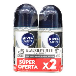 2 Dte.Nivea Rol Inv Black White 50Ml H