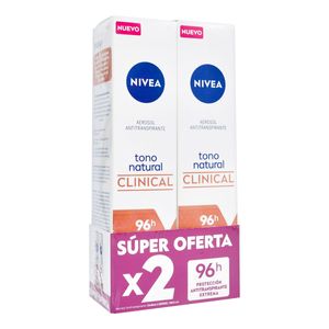 2 Dte.Nivea Spray Cli.Tono Natural X 150Ml