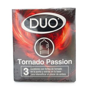 Preservativo Duo Tornado Passion X 3 Ud Bs