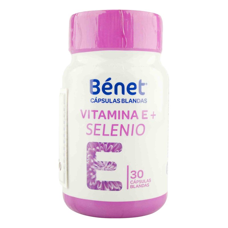 Benet-Vit.E-Selenio-30-Capsulas-Blandas-Cg
