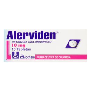 Alerviden (Cetirizina) 10Mg X 10Tab.Biochem
