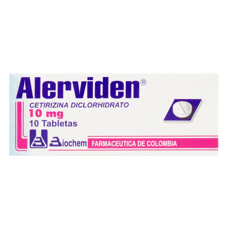 Alerviden--Cetirizina--10Mg-X-10Tab.Biochem