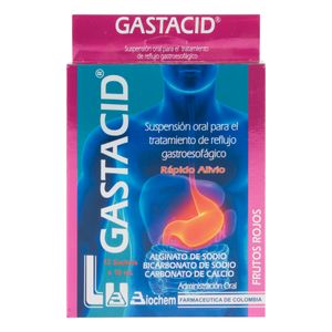 Gastacid (Algi-Bica-Carb) Frutos Rojos X 12 Sbs