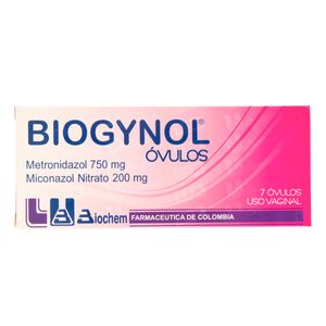 Biogynol Ovulos (Metronidazol 750 Gr/Miconidazol 200Mg)