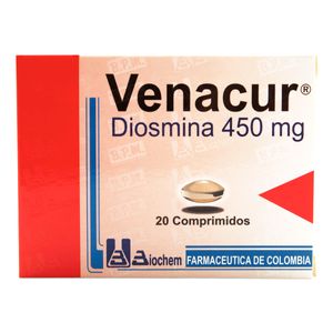 Venacur (Diosmina) X 20 Tabletas