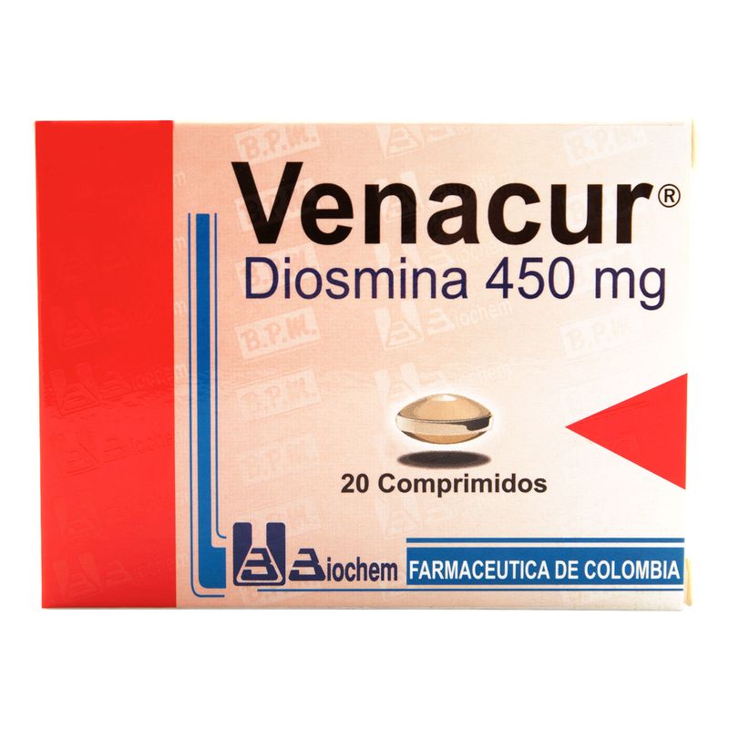 Venacur--Diosmina--X-20-Tabletas