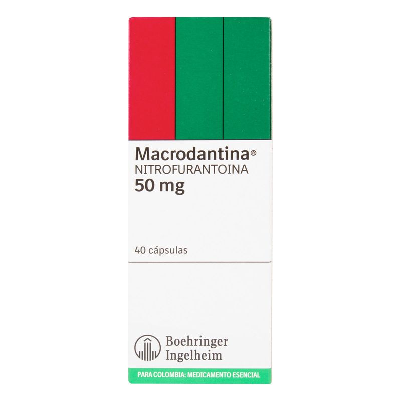 Macrodantina--Nitrofurantoina--50Mg-X-40Cap.Bi