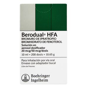 Berodual Hfa (Ipatro-Fenoterol) Sol.Aero.Inh. X 10Ml.Bi