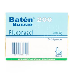 Baten (Fluconazol) 200Mg X 5Capsulas