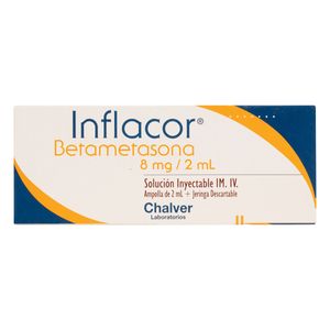 Inflacor (Betametasona) 8Mg X 1Amp.2 Ml.Ch