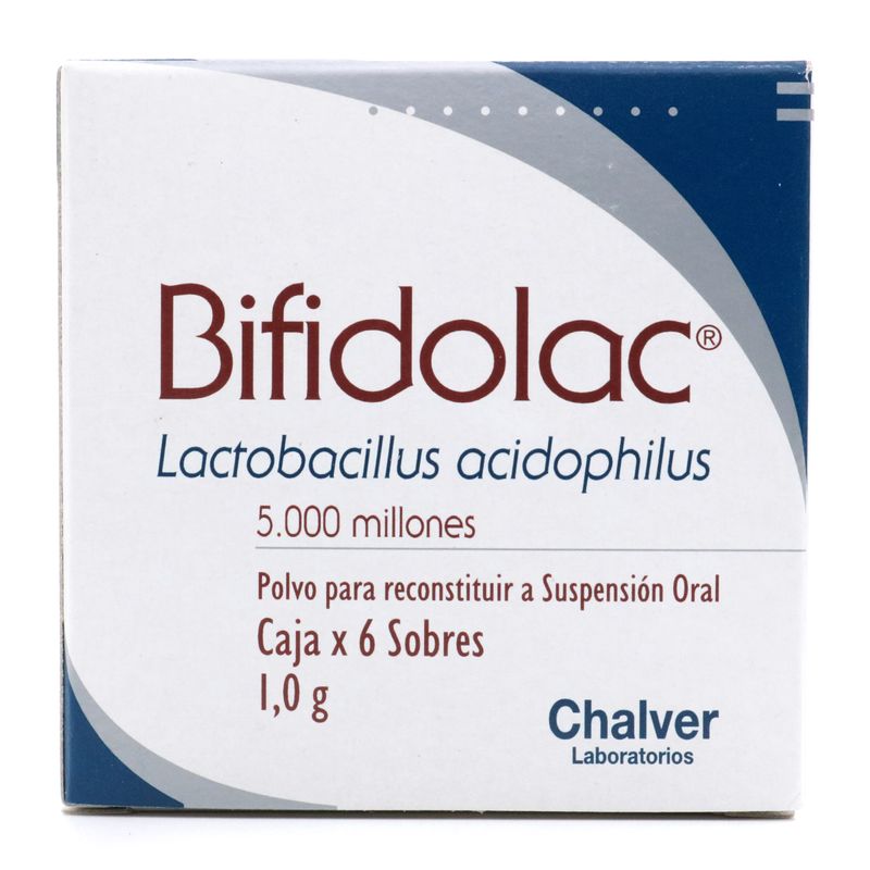 Bifidolac--Lactobacilos--5000Mill.-170Mg-X-6Sbs.Ch