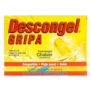 Descongel (Fenil-Aceta-Lorat) Gripa X 10Cap Ch