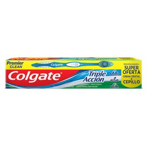 Colgate Crema 3Accion Menta X 50Ml+Cepillo.Cp