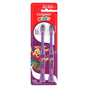 Colgate Kids X 2Cepillo Dental Extra Suave 5+