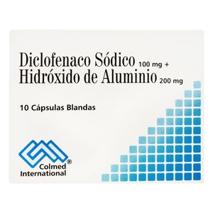 Diclofenaco Sodico 100Mg+Hidrox Aluminio X 10Cap. Pc