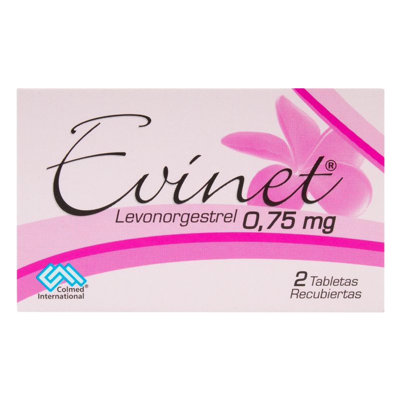 Evinet--Levonorgestrel--0.75Mg-X-2Tab.Pc