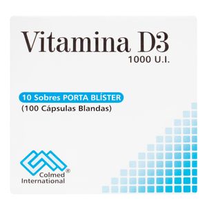 Vitamina D3 1000 Ui X 100Cap Pc
