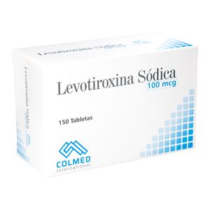 Levotiroxina 100 Mg X 150 Comp Colmed