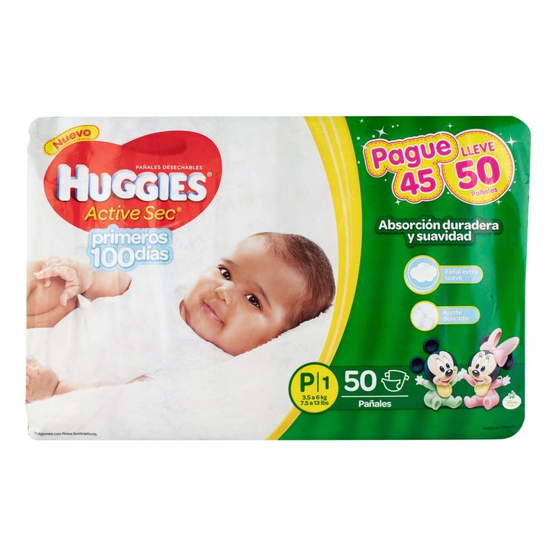 Pan.Huggies-Active-Sec-1-Peq-50-Uds