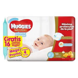 Huggies Natural Care Etapa 1 X 50 Unidades