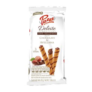 Barquillos Piazza Del.Choc.Ave.3Uds 30Gr