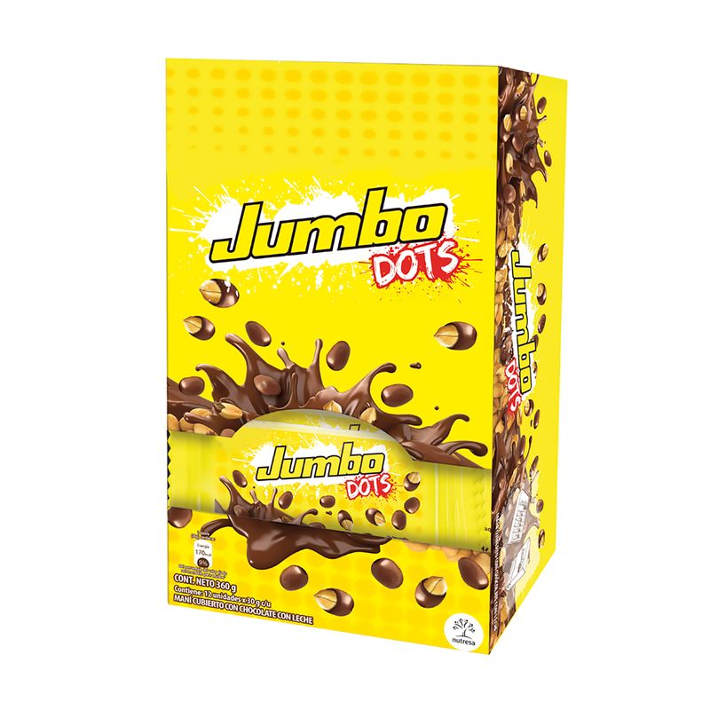 Choc.Jumbo-Dots-12-Unidades-360-Gramos