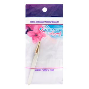 Pinza Depiladora Punta Dorada R554-63